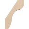 Ekena Millwork 3-inch W x 8-inch D x 12-inch H Stanfield Rough Cedar Woodgrain TimberThane Knee Brace, Primed BRCUR03X08X12STARCPR - alternate 2